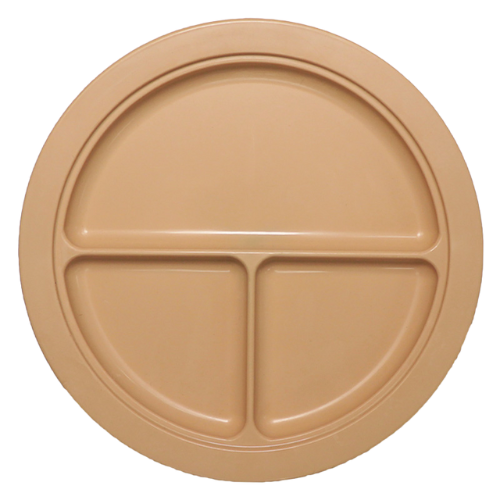 3-Compartment  Dinner Plate
